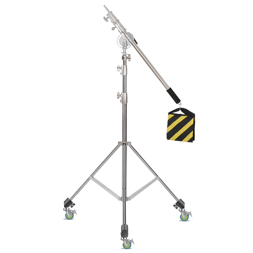 Photography Lighting Description - SH 2.8M dudukan lampu baja tahan