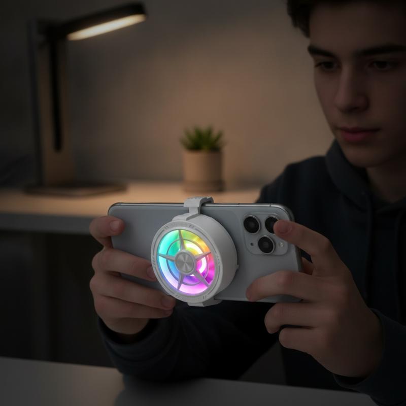Photography Lighting Game - Kipas Pendingin Ponsel Clip On, Suara