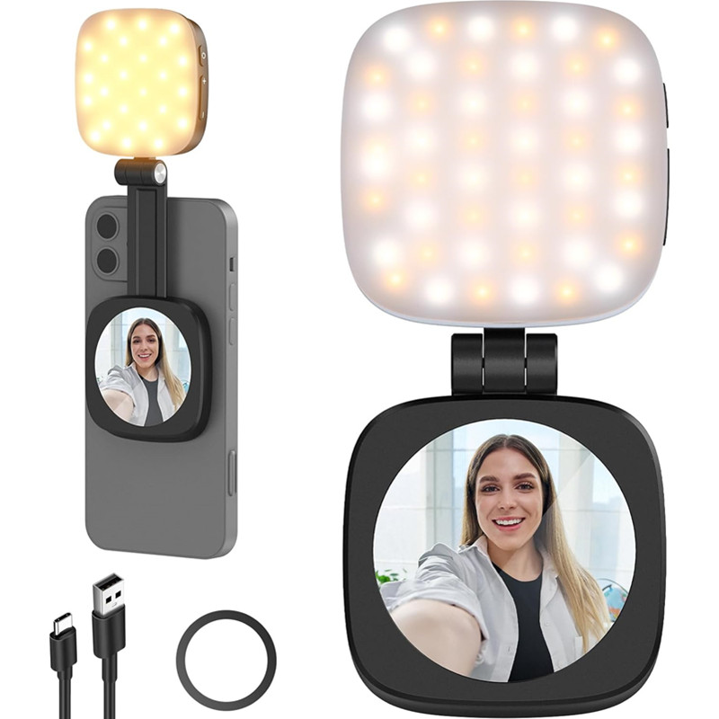 Photography Lighting Brands - Lampu Selfie Ponsel Magnetik Lipat 2