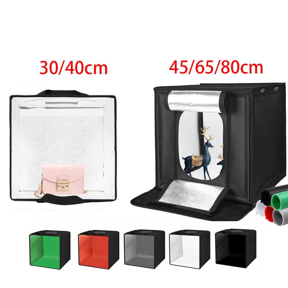 Photography Lighting Kit Portable - 30/40/45 65 80Cm Tenda Fotografi Lampu