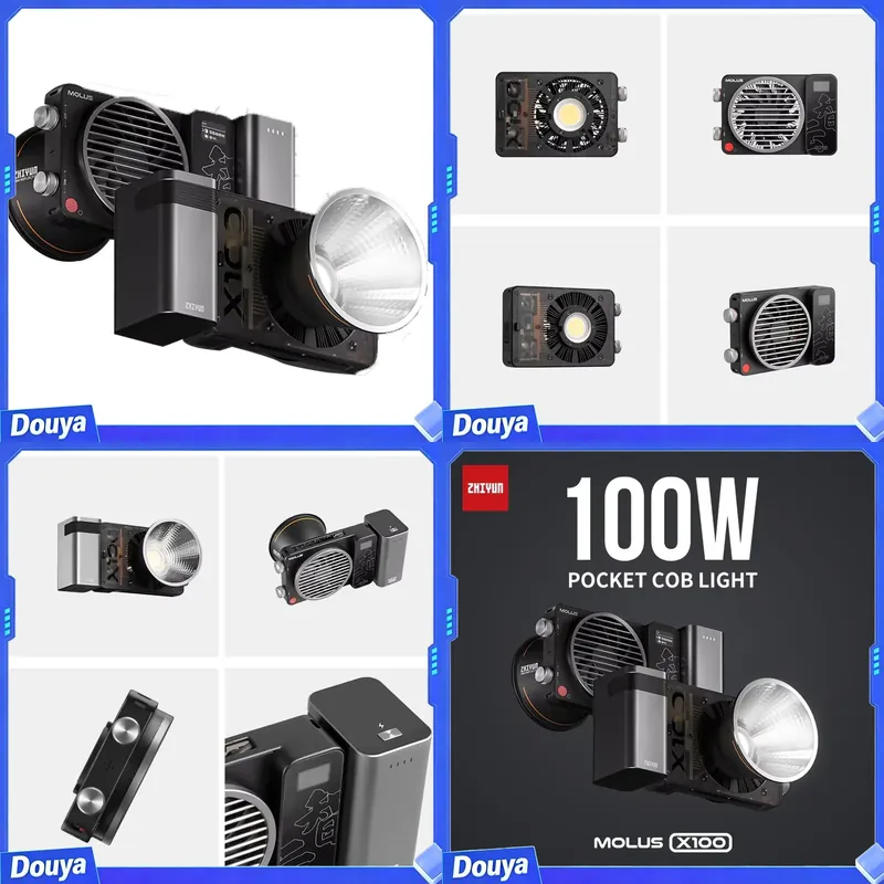 Photography Lighting Handheld - ZHIYUN Molus X100, Lampu LED COB