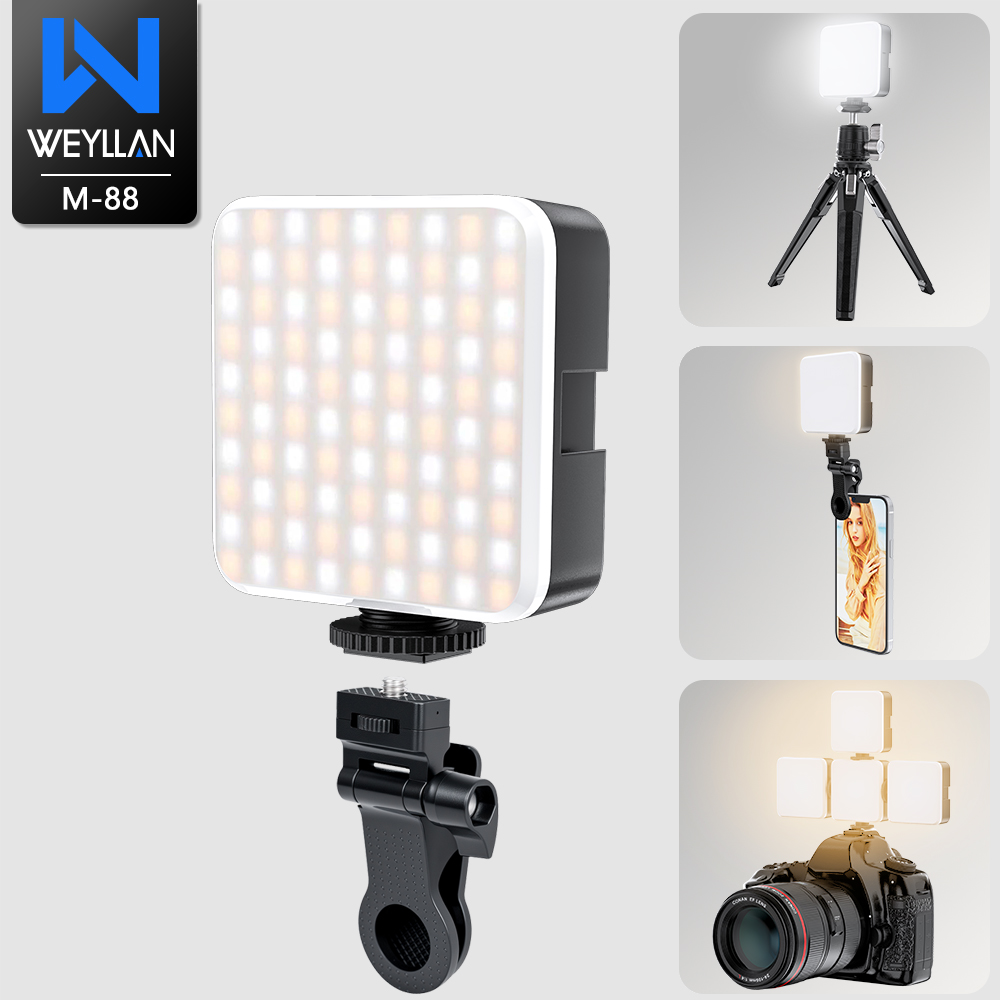 WEYLLAN M-88 Lampu Video LED 2 - Photography Lighting Brands ulasan dan harga