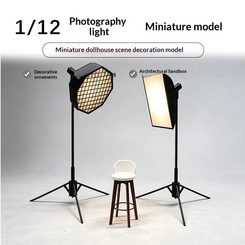 【BS】1/12 Mini Studio Light Sof - Photography Lighting Meter ulasan dan harga