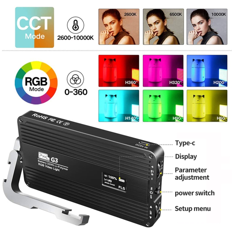 Lampu Isi RGB Panel Datar Pixe - Photography Lighting Handheld ulasan dan harga