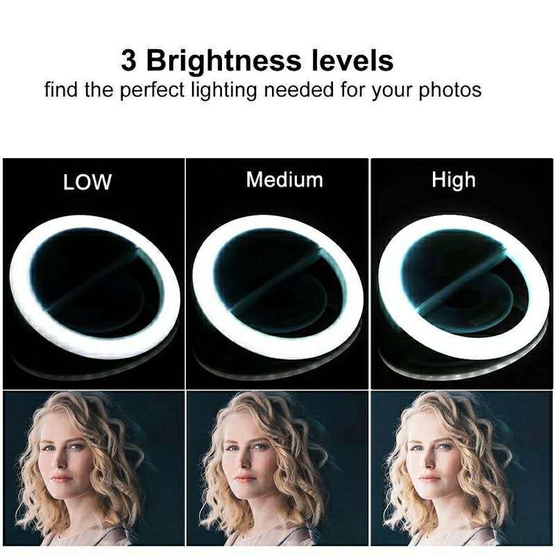 Lampu Cincin Swafoto LED Mode  - Photography Lighting Description ulasan dan harga