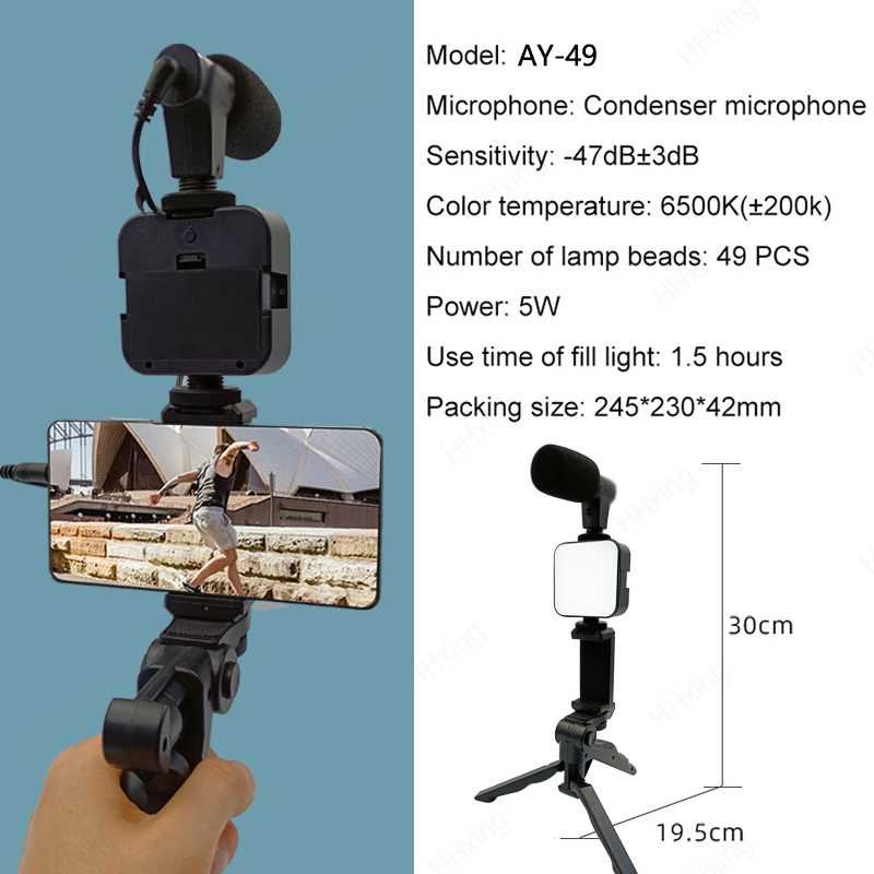 Dudukan Telepon Pencahayaan Fo - Photography Lighting Kit Portable ulasan dan harga