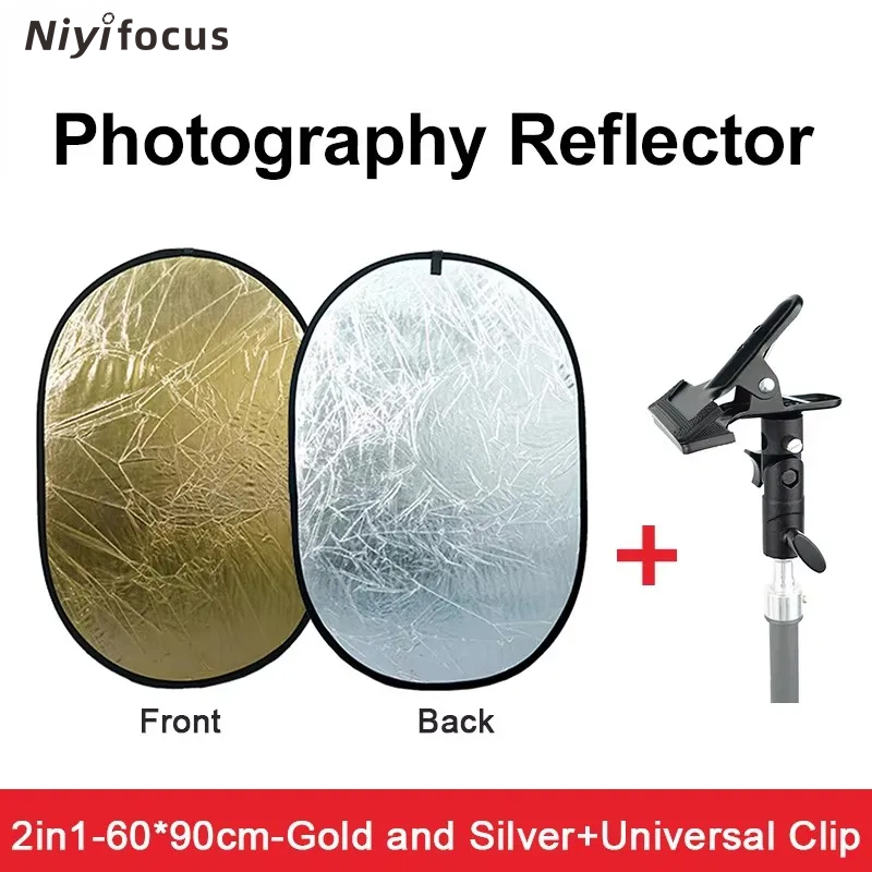 Reflektor Portabel Bulat 2in1  - Photography Lighting Handheld ulasan dan harga
