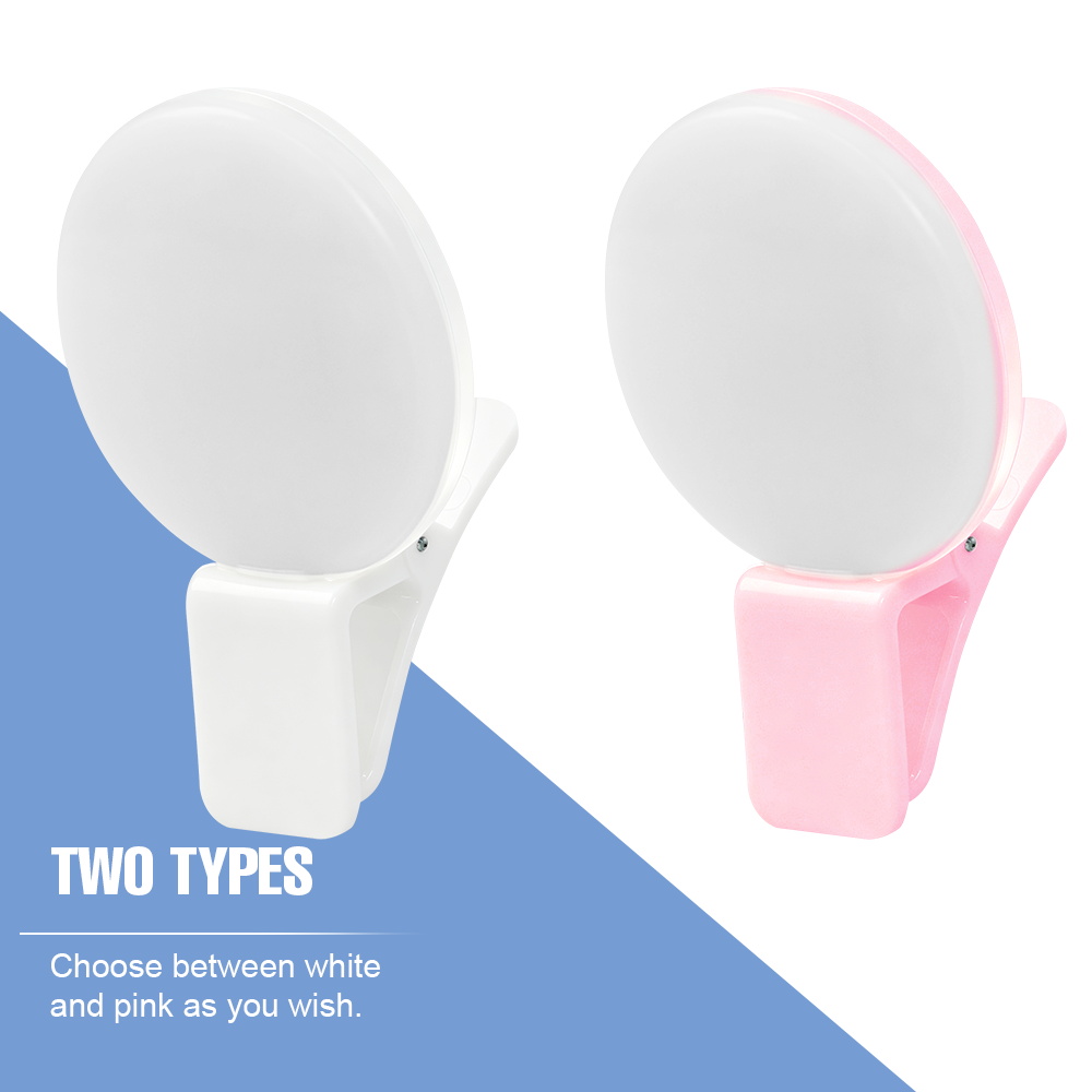 Lampu Selfie LED Clip 3 Tingka - Photography Lighting Description ulasan dan harga