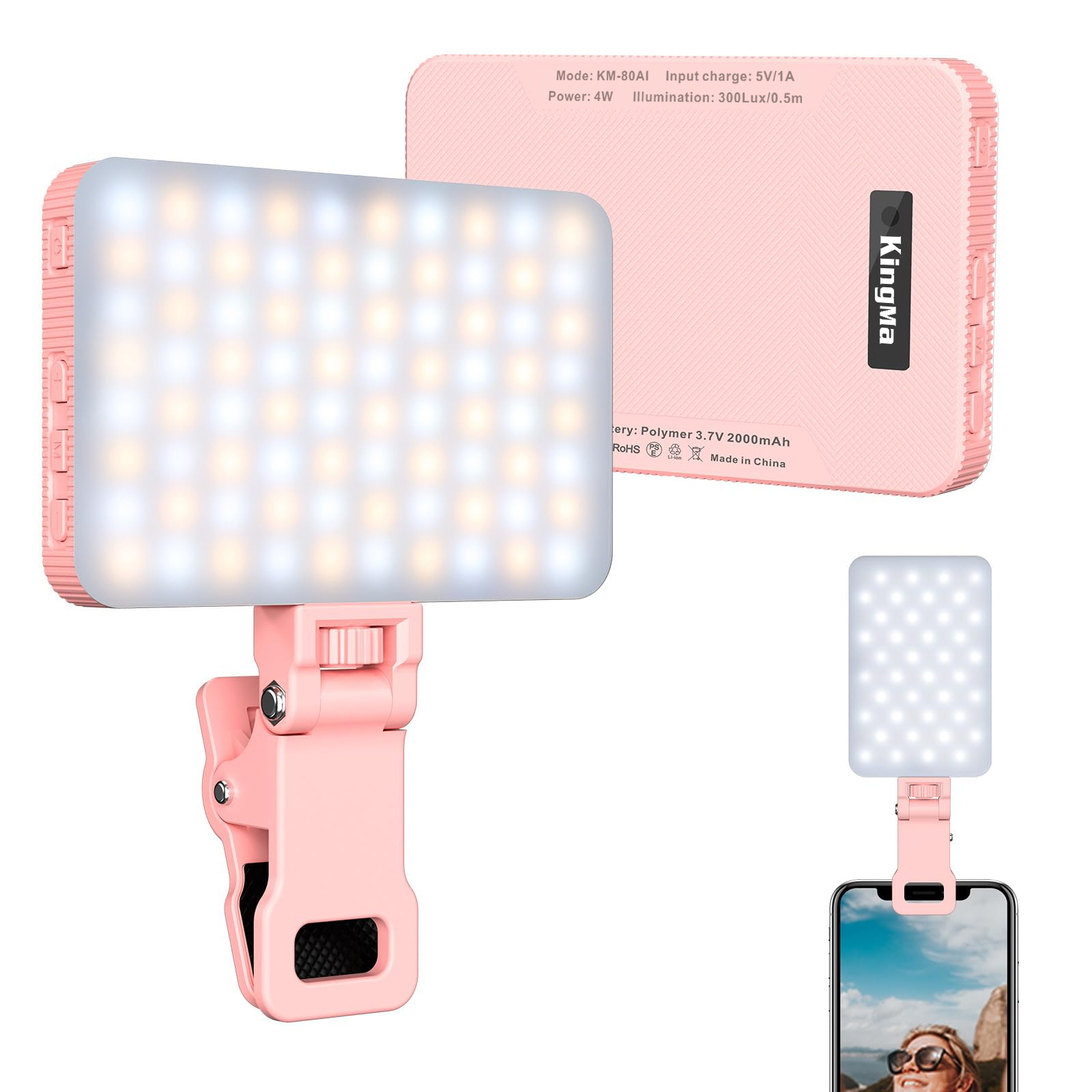 King Ma lampu swafoto isi daya - Photography Lighting Handheld ulasan dan harga