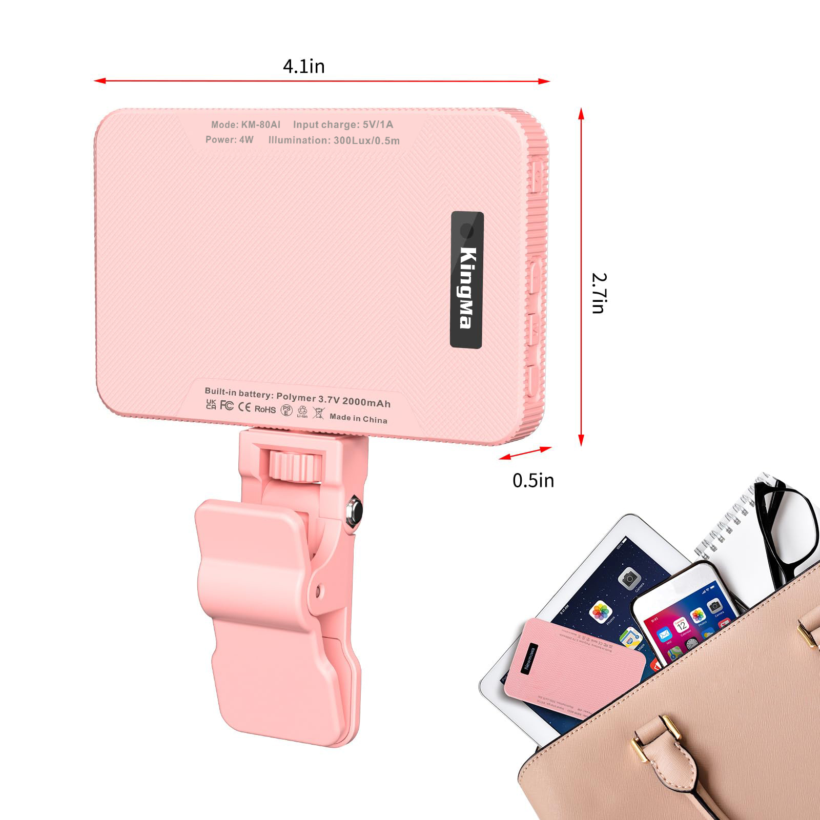 King Ma lampu swafoto isi daya - Photography Lighting Handheld ulasan dan harga