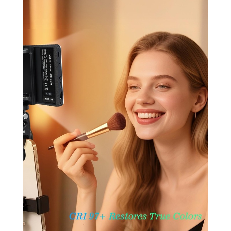 Lampu Selfie LED Portabel deng - Photography Lighting Description ulasan dan harga