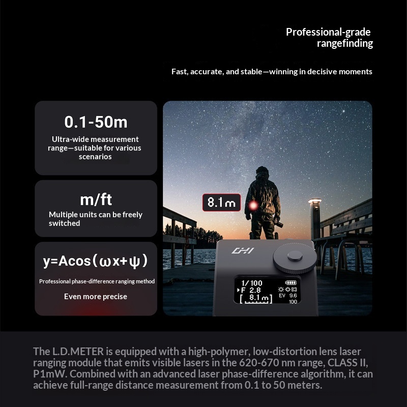 CHI Top Light Meter 0 1 50m Pe - Photography Lighting Meter ulasan dan harga