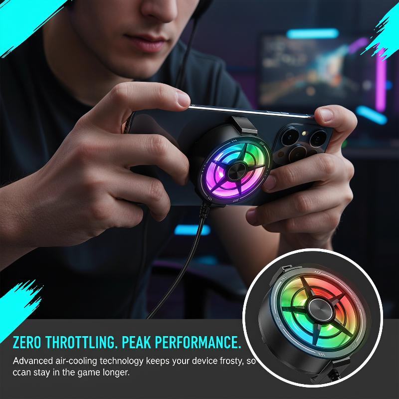 Kipas Pendingin Ponsel Clip On - Photography Lighting Game ulasan dan harga