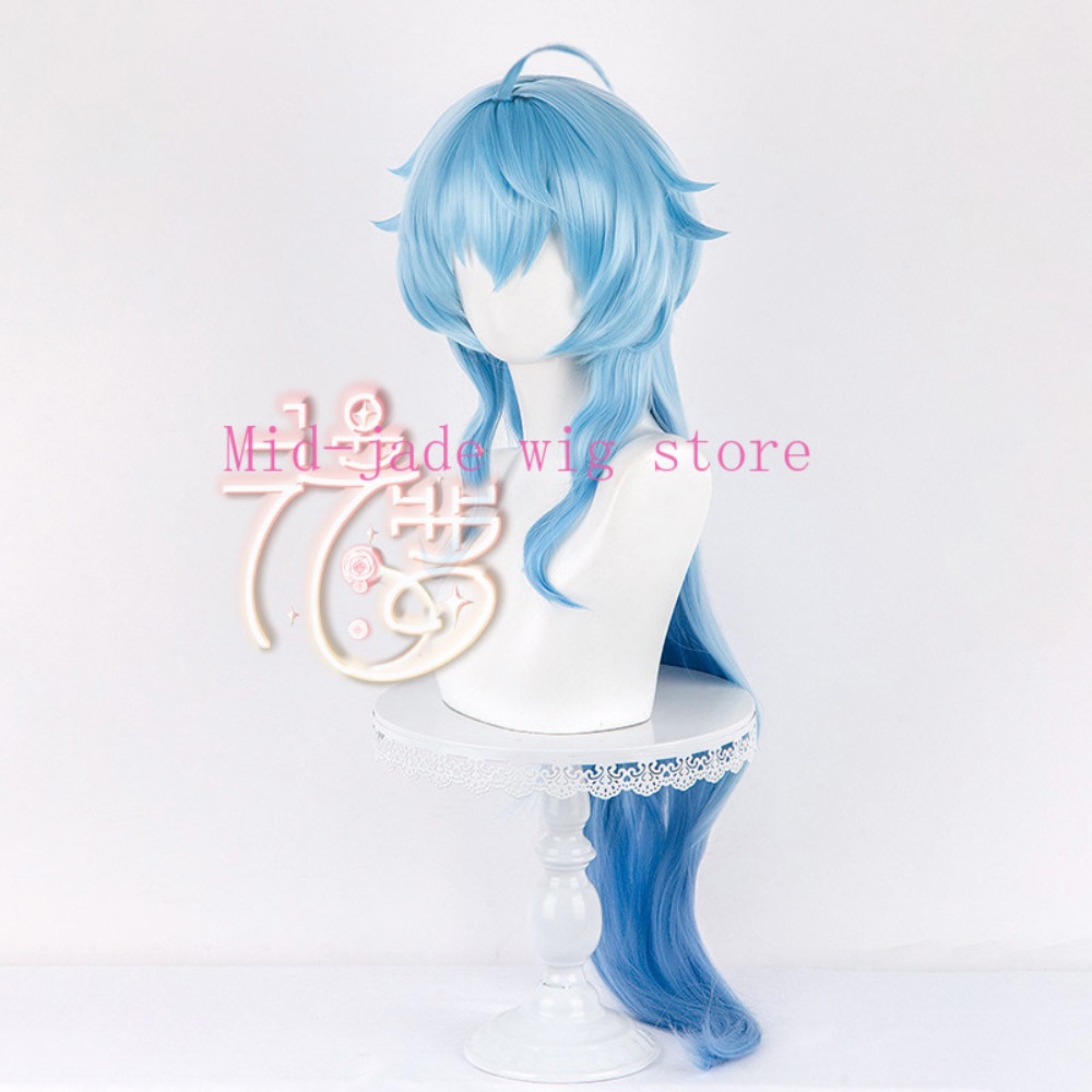 Wig Cosplay Ganyu dari Genshin - Photography Lighting Game ulasan dan harga