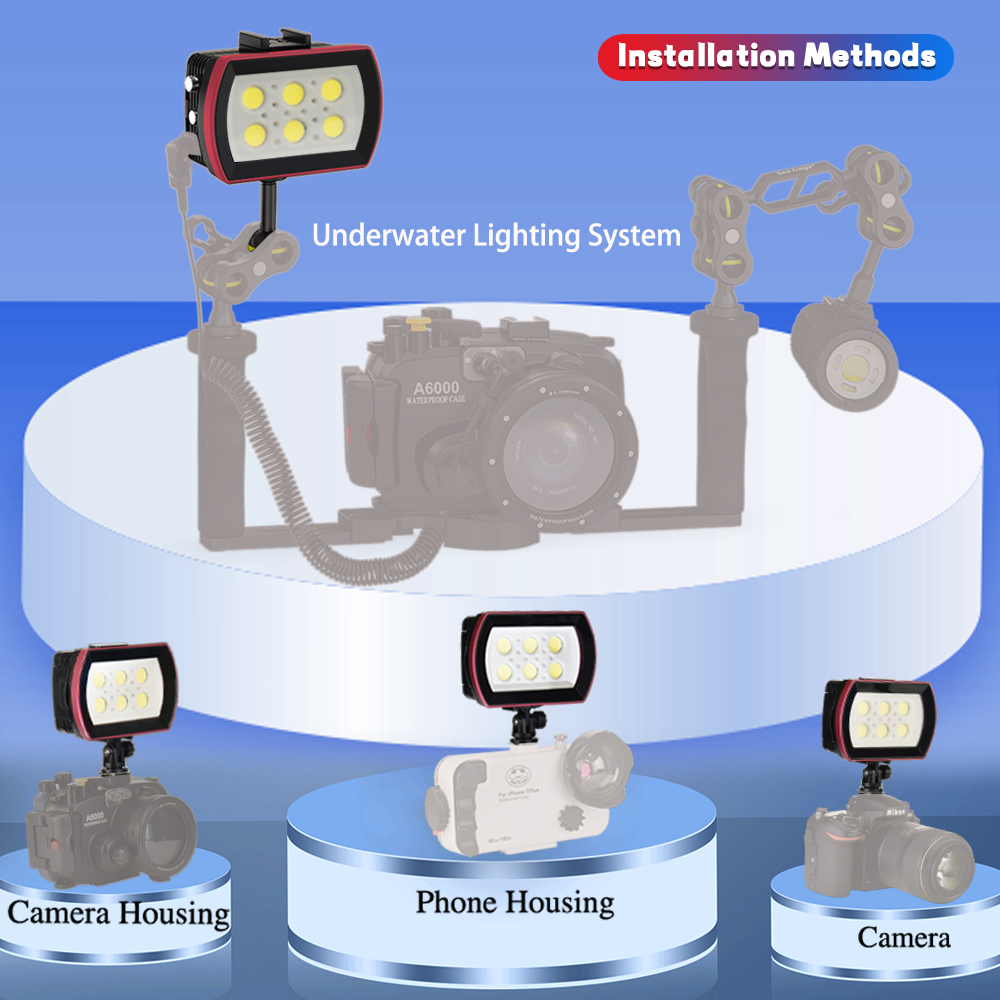 Seafrogs 40Meter Lampu LED Tah - Photography Lighting Brands ulasan dan harga