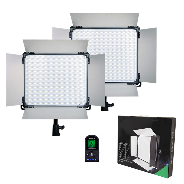 2 Buah Lampu LED Remote Contro - Photography Lighting Brands ulasan dan harga