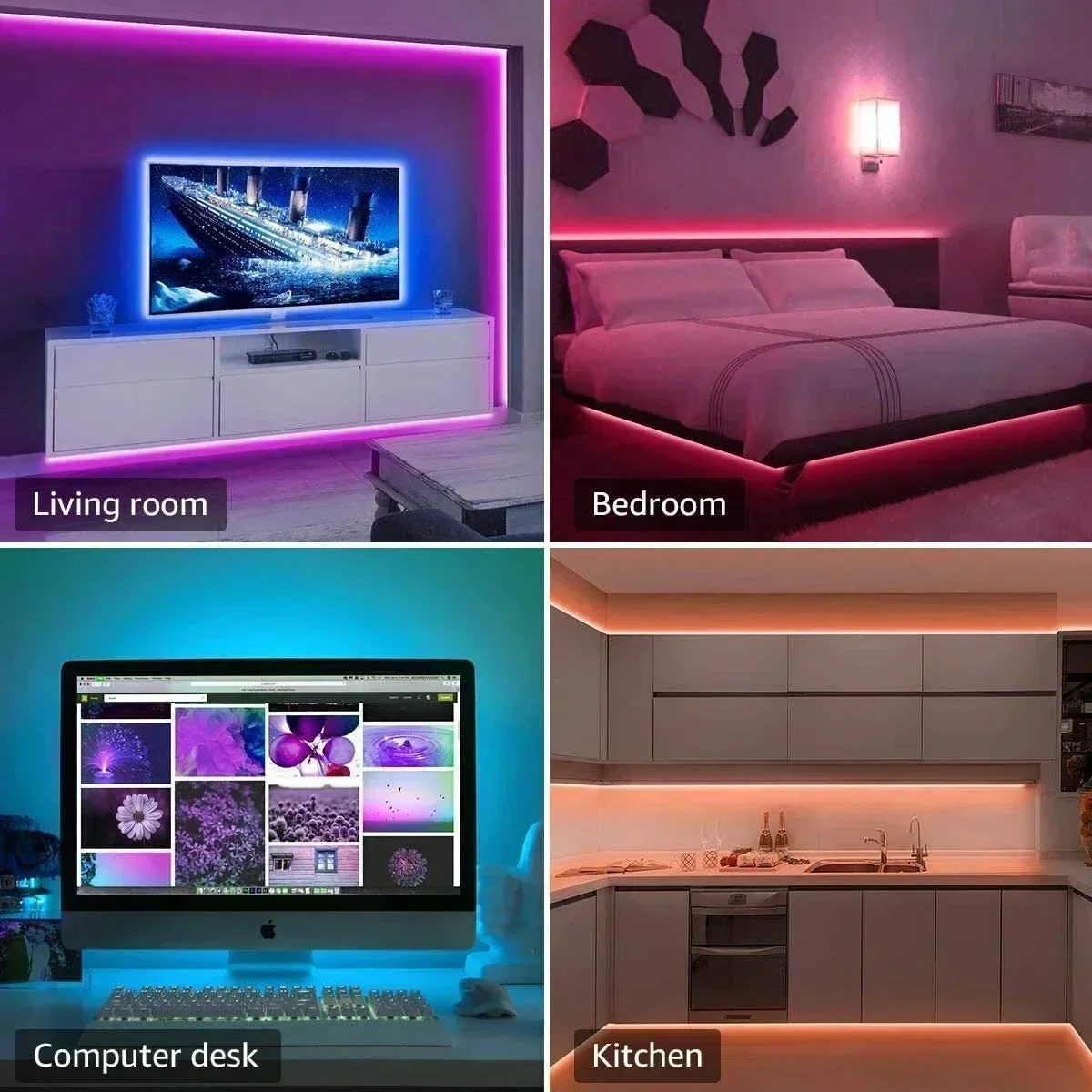 Lampu Strip LED RGB Pintar unt - Photography Lighting Game ulasan dan harga