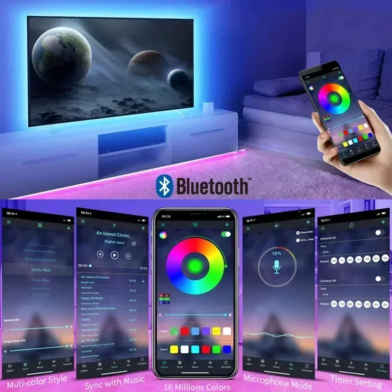 Lampu Strip LED RGB Pintar unt - Photography Lighting Game ulasan dan harga