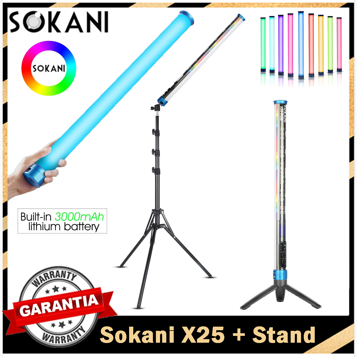 Sokani X25 RGB Lampu Video LED - Photography Lighting Handheld ulasan dan harga