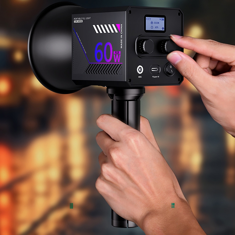Lampu Video RGB 60W Portabel L - Photography Lighting Meter ulasan dan harga