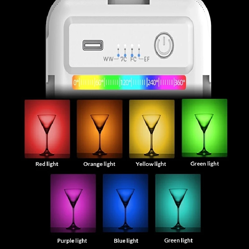 Tripod Ponsel dengan Lampu Sel - Photography Lighting Brands ulasan dan harga
