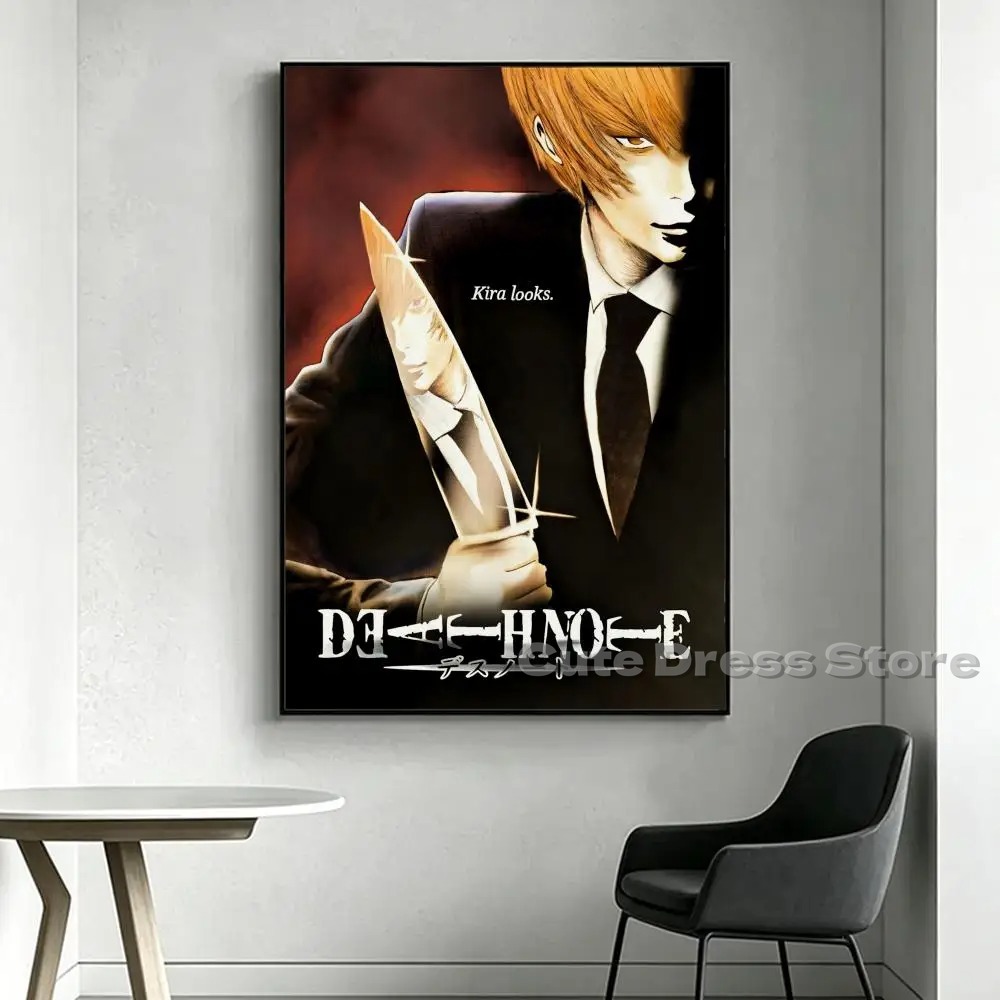 Lukisan Kanvas Death Note Tanp - Photography Lighting Game ulasan dan harga