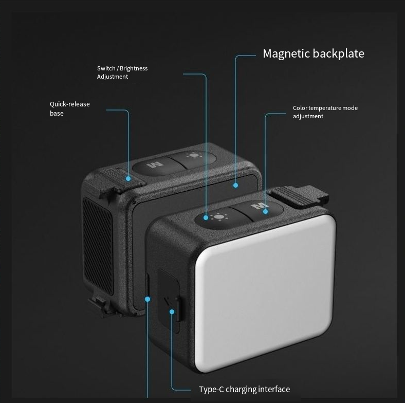 TELESIN Lampu Isi Magnetik unt - Photography Lighting Kit Portable ulasan dan harga