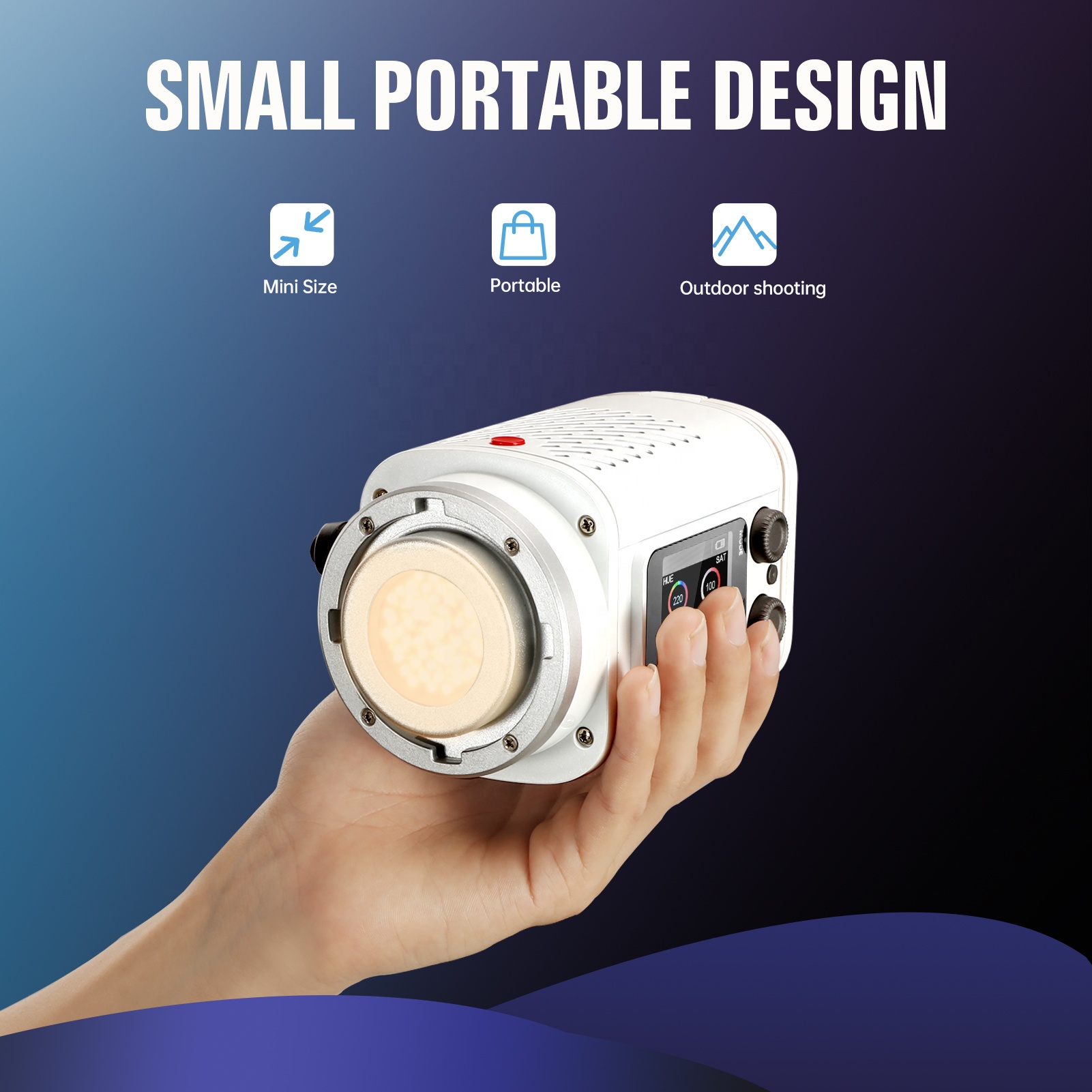 JINBEI EF-60BI 60w Pencahayaan - Photography Lighting Kit Portable ulasan dan harga