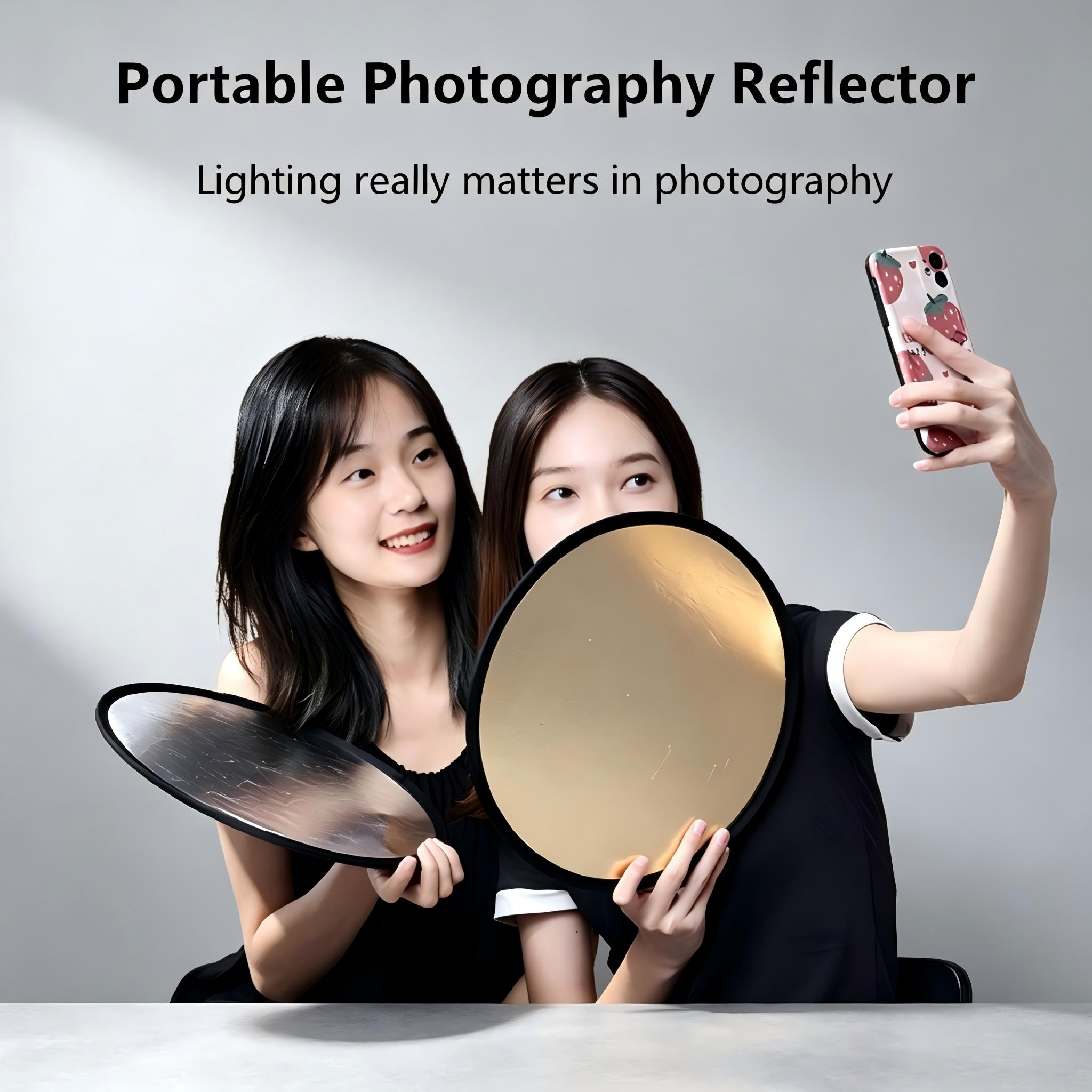 Reflektor Fotografi 2 in 1, Pa - Photography Lighting Kit Portable ulasan dan harga