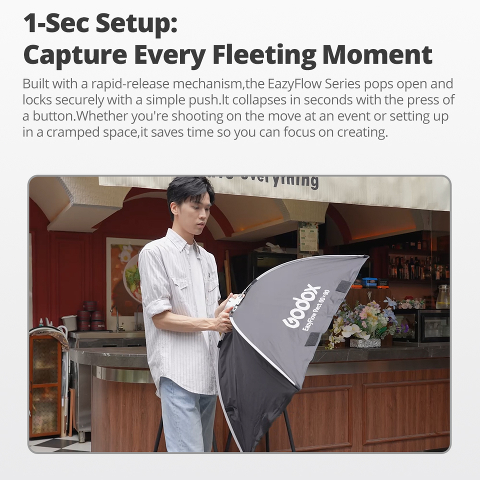 Godox Seri EazyFlow, Softbox L - Photography Lighting Meter ulasan dan harga
