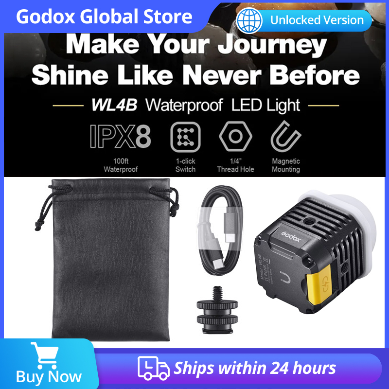 Godox WL4B 5600K Lampu LED Tah - Photography Mobile Lighting ulasan dan harga